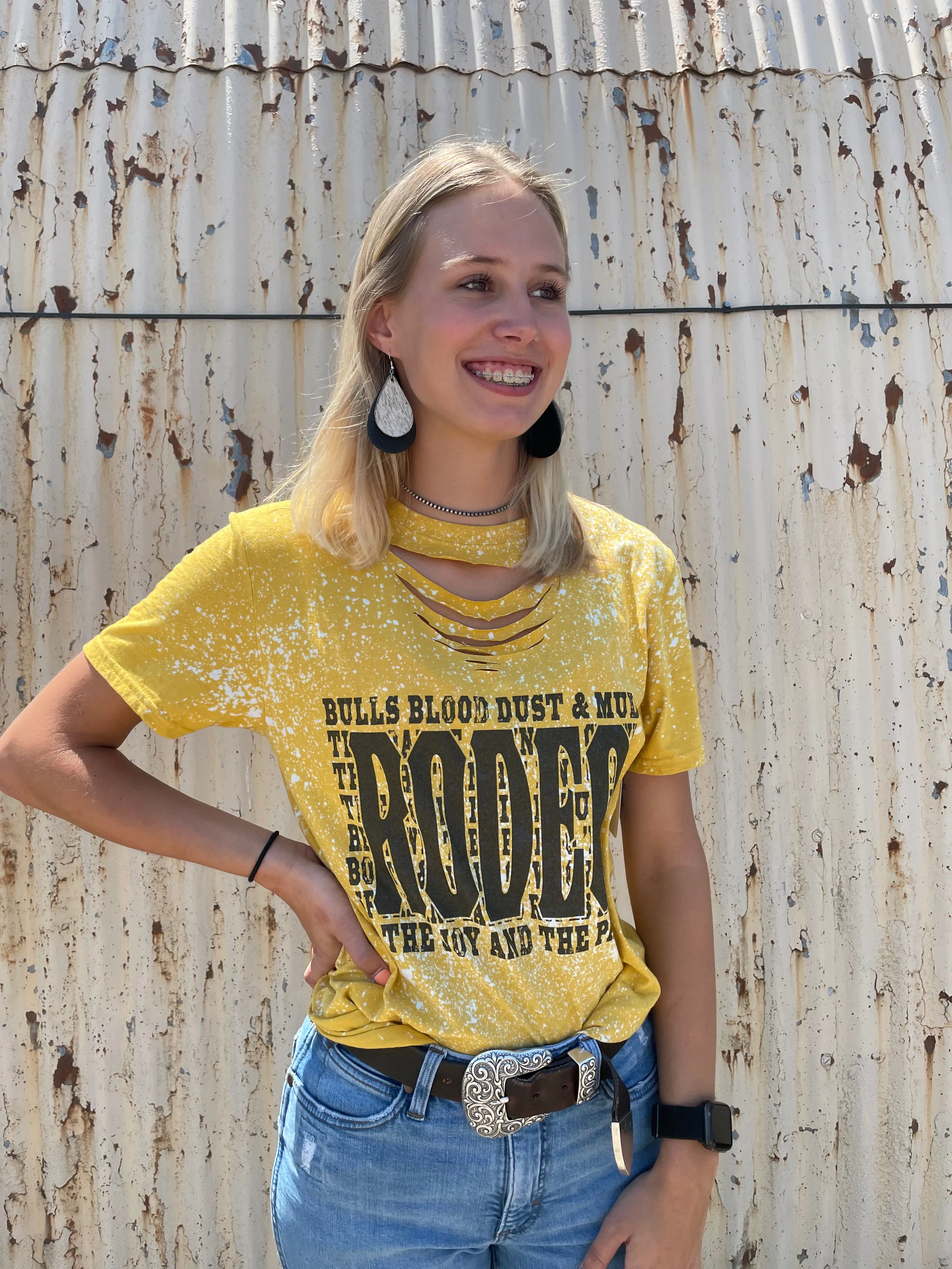 Yellow Rodeo Tee