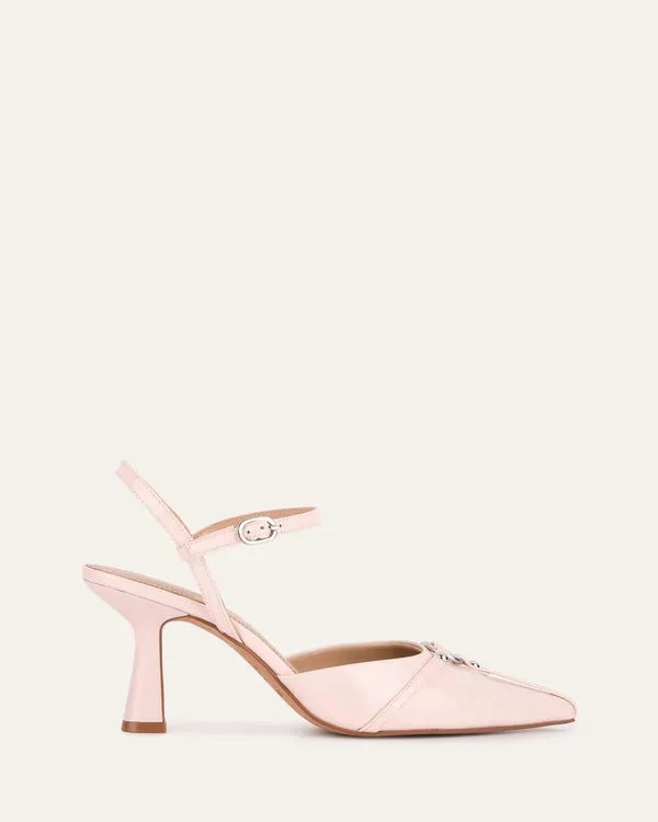 Yuri high heels soft pink patent