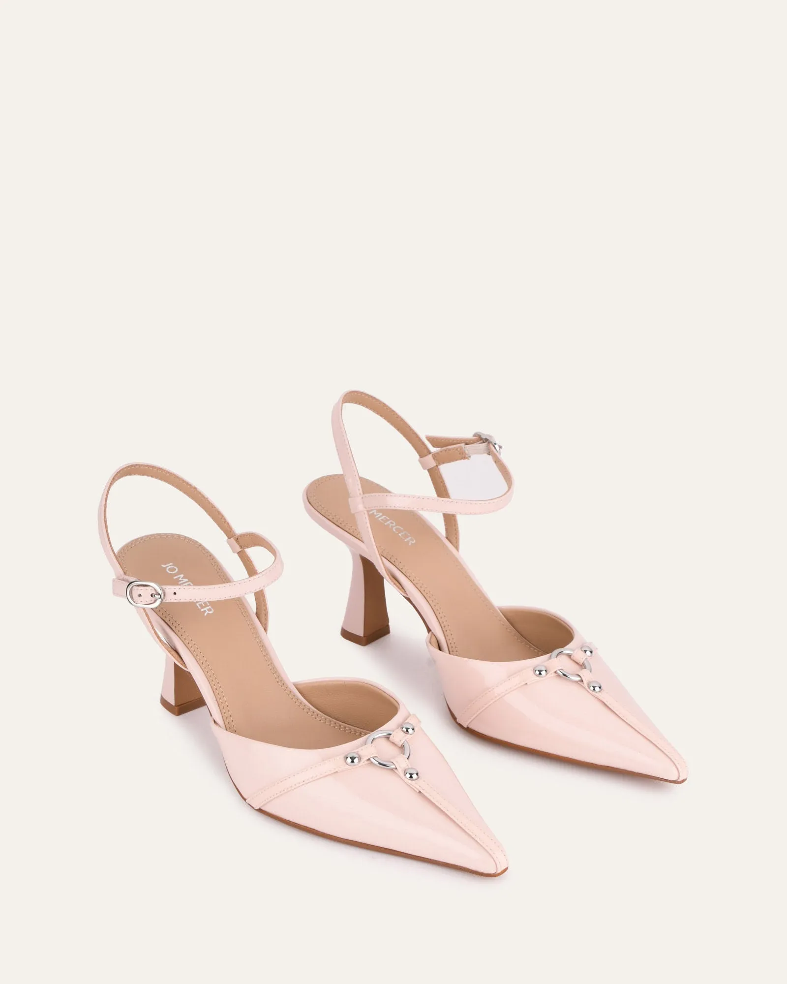 Yuri high heels soft pink patent