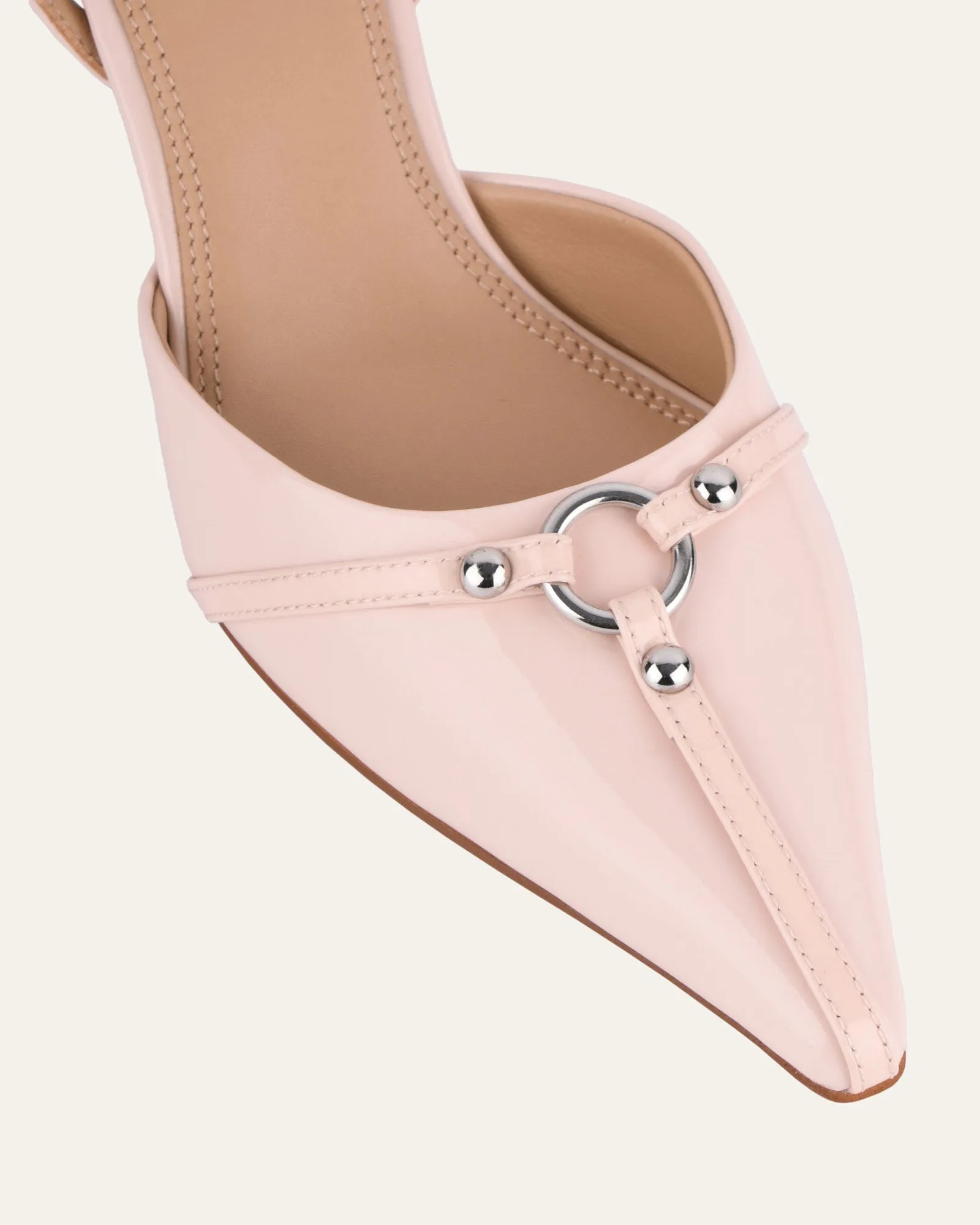 Yuri high heels soft pink patent