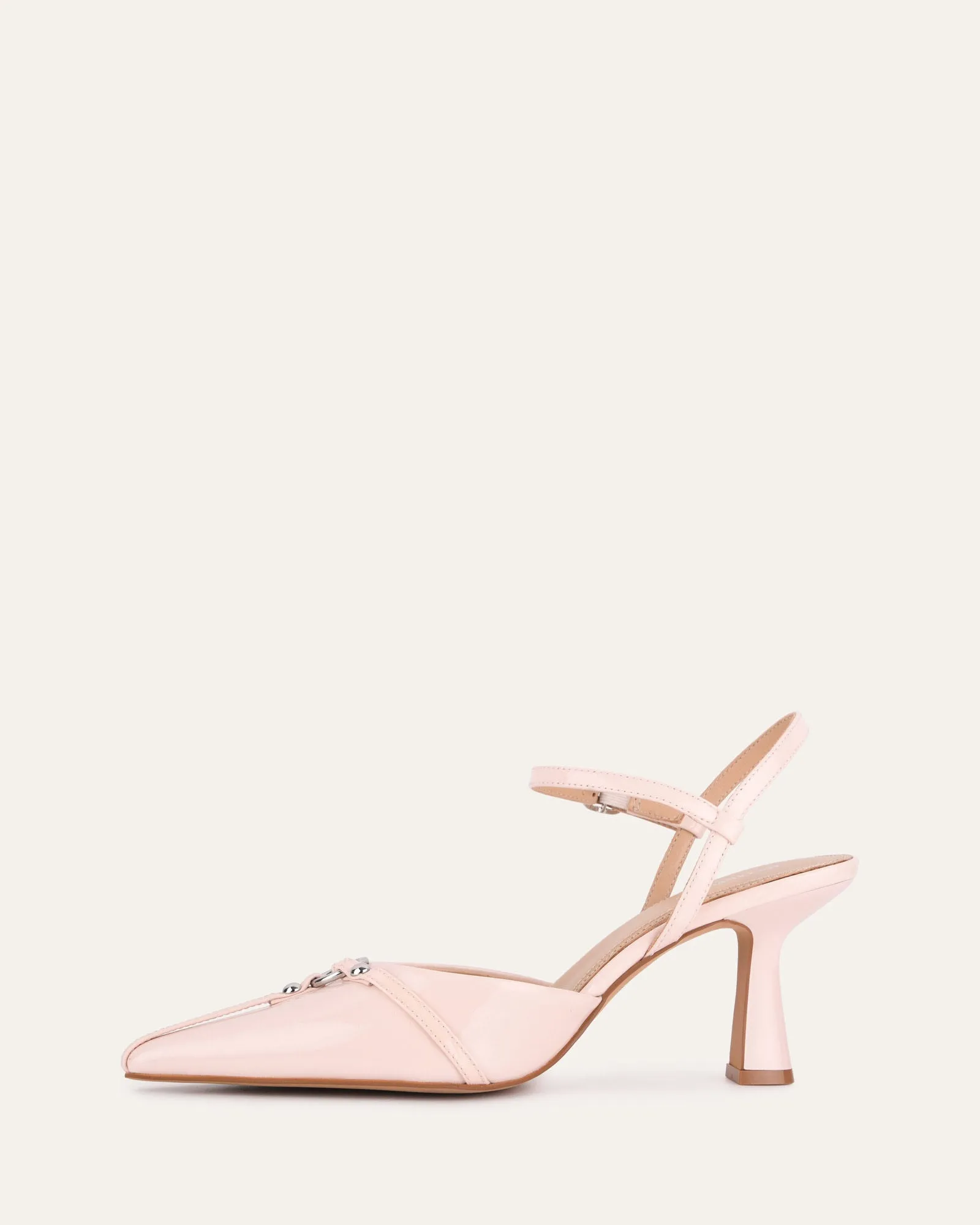 Yuri high heels soft pink patent