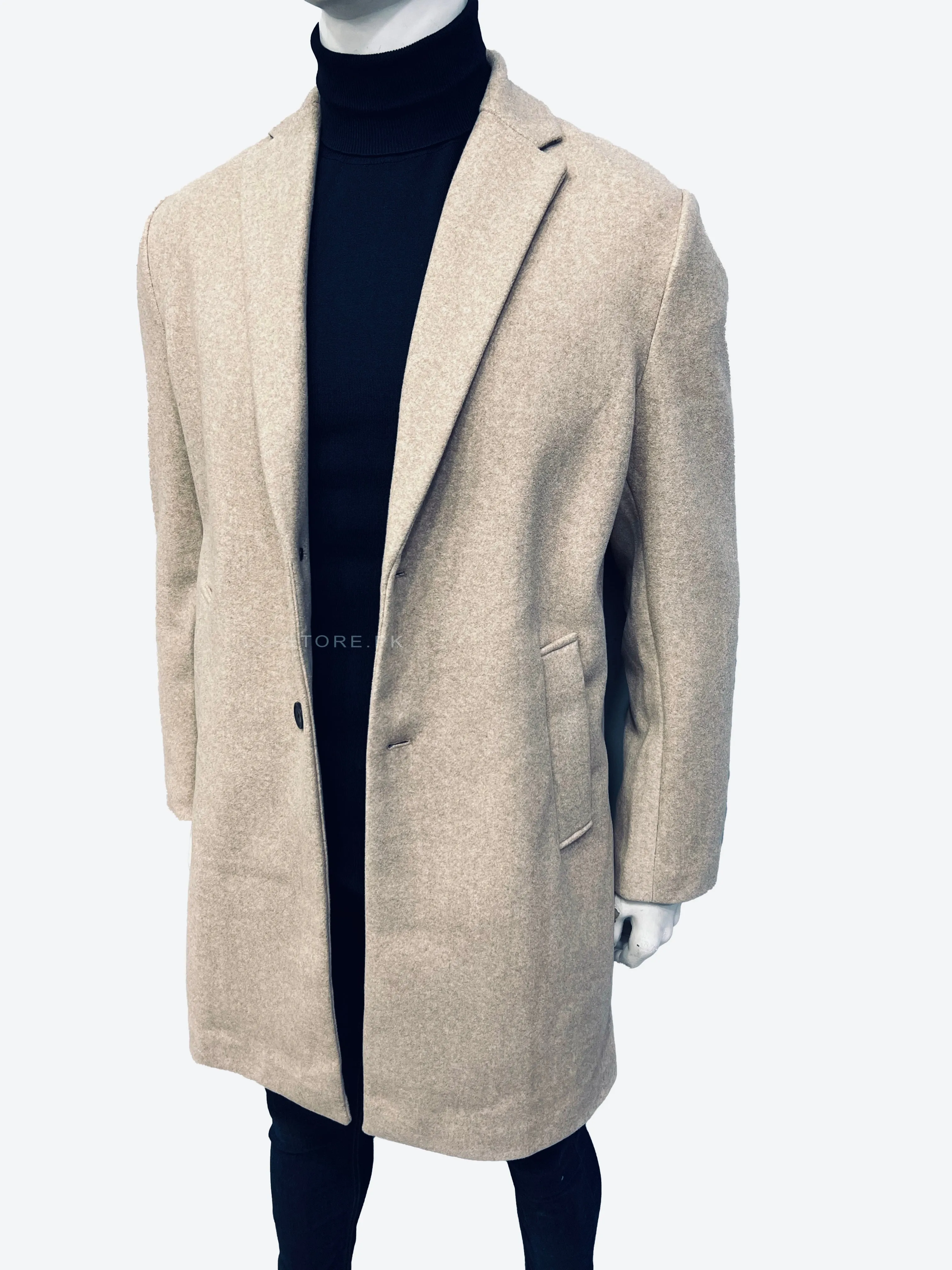 ZR Stretch Beige Long Coat